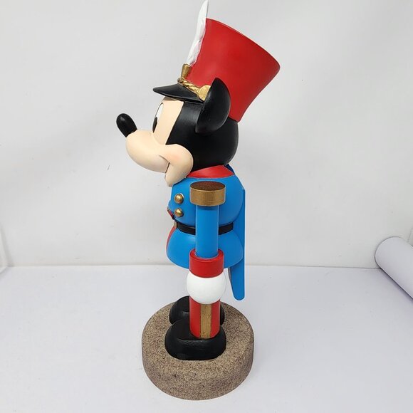Disney Mickey Mouse 13" Wood and Resin Nutcracker Soldier Figurine - Picture 6 of 10